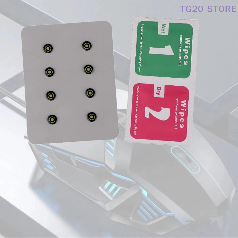 Gaming Accessories Bundle - 8 unidades/pacote diy universal mouse pés