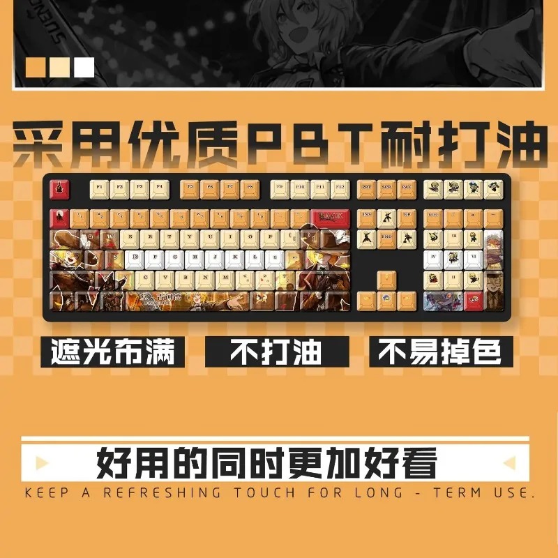 Gaming Accessories Keyboards - Teclas de Teclado Mecânico Temáticas para