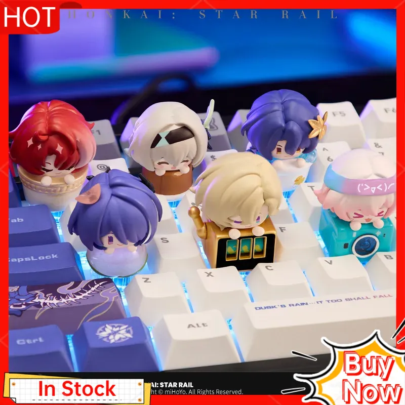 Gaming Accessories Keyboards - Mihoyo honkai star rail anime figura