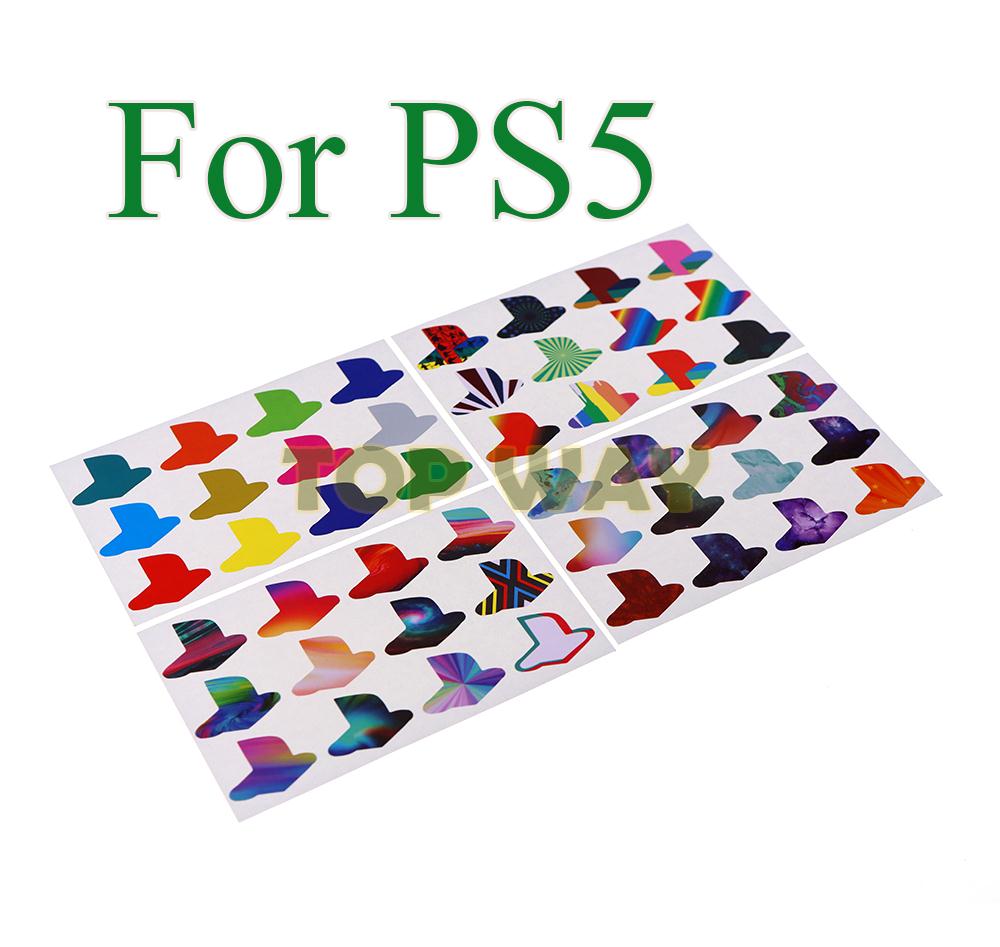 Gaming Zone Accessories - 12 peças/lote Adesivos Coloridos para PS5,
