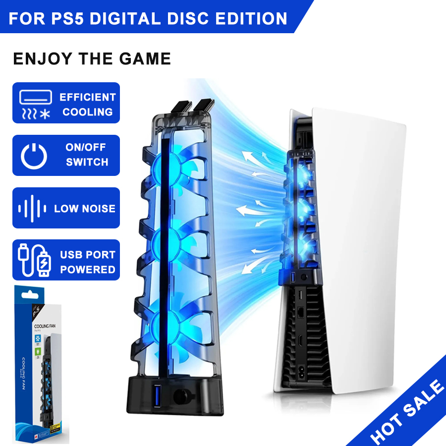 Gaming Zone Accessories - Ventilador de Resfriamento com Luz LED