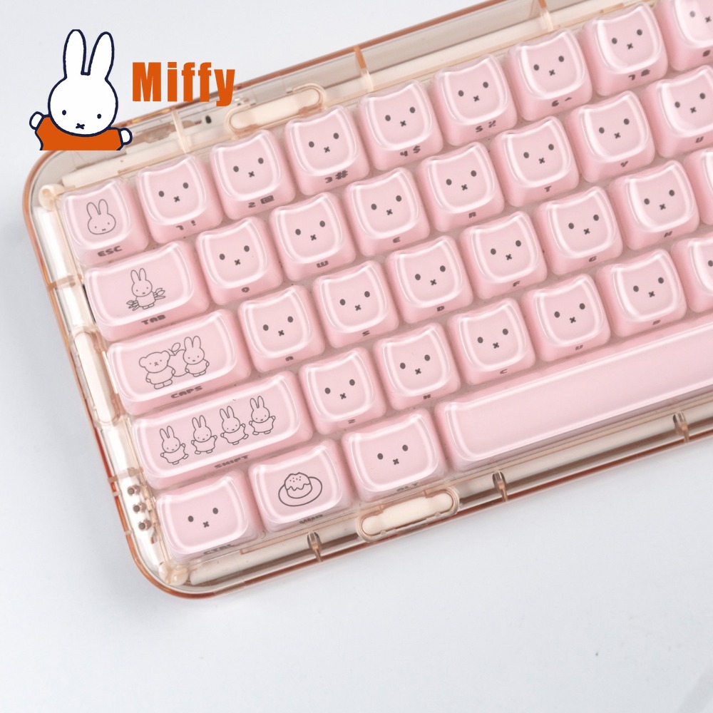 Teclas Kawaii Miffy: Keycaps d - Gaming Accessories Kawaii avaliação e preço