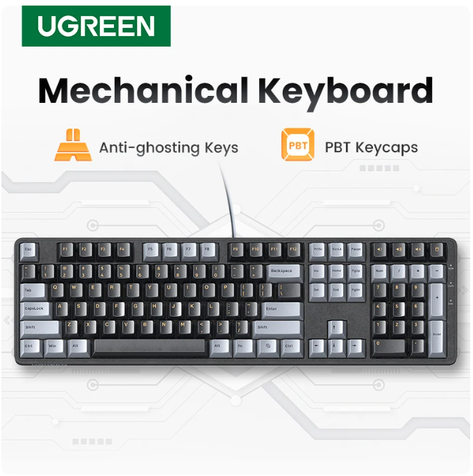 Teclado UGREEN Mecânico Teclad - Gaming Accessories Keyboards avaliação e preço