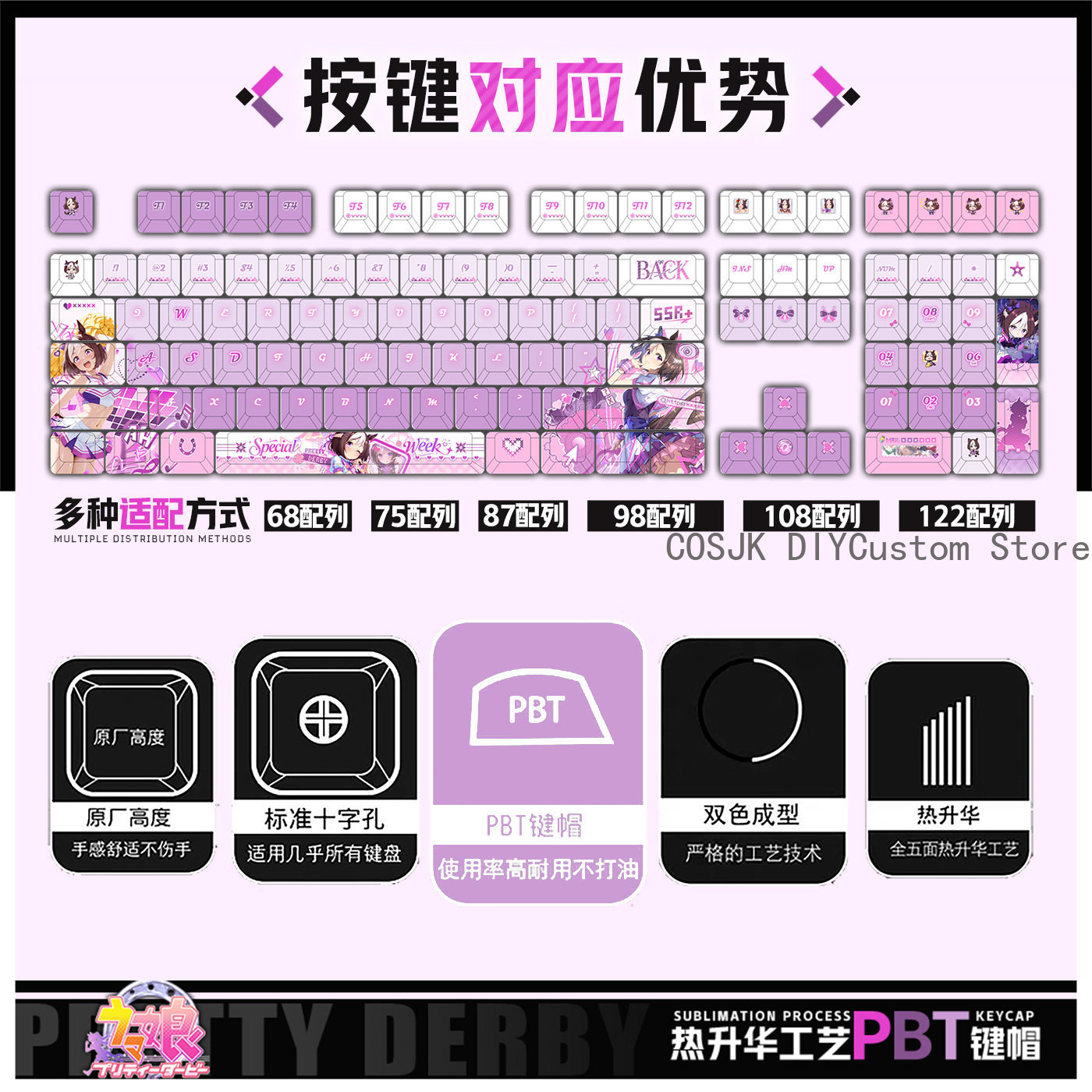 Conjunto de 122 Teclas Anime U - Gaming Accessories Gamestop avaliação e preço