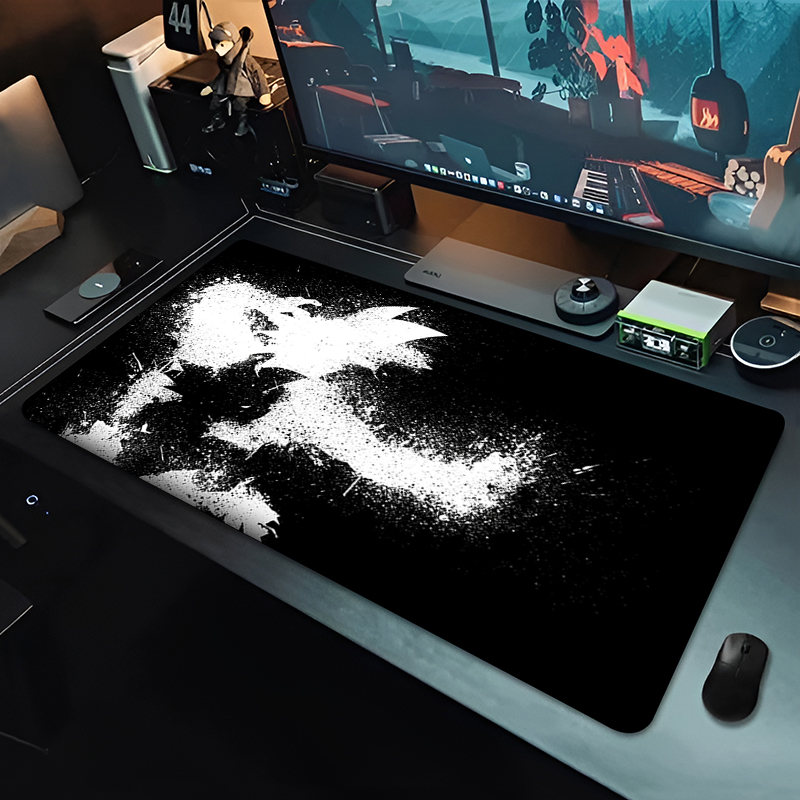 Mouse Pad Grande DBZ Black Ani - Gaming Accessories Keyboards avaliação e preço
