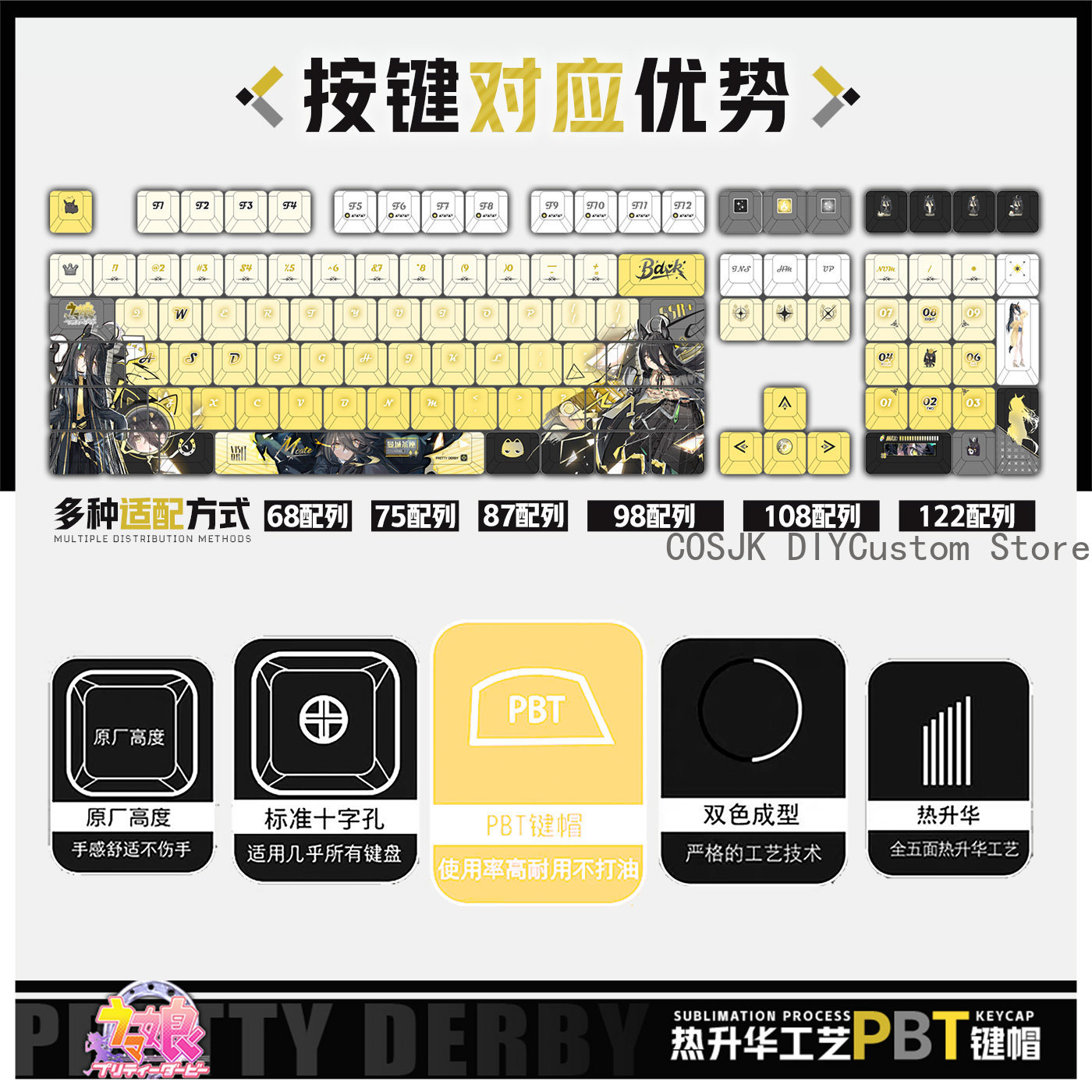 Conjunto de 122 Teclas Anime U - Gaming Accessories Gamestop avaliação e preço