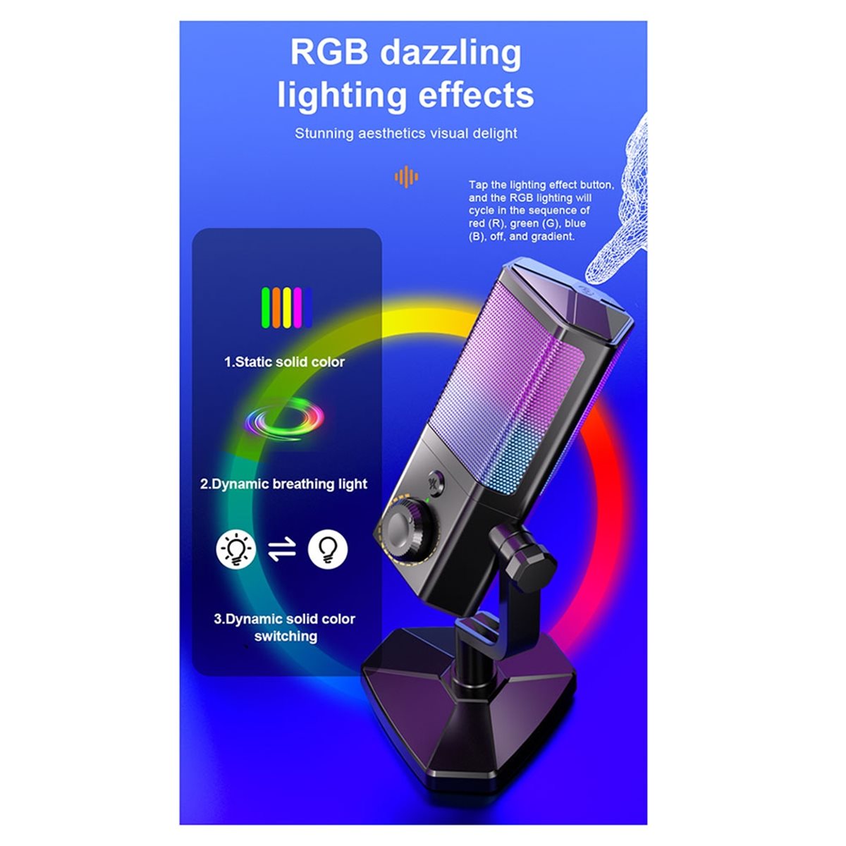 Microfone RGB para Jogos, Espo - Gaming Accessories To Buy avaliação e preço