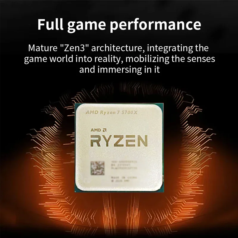Processador AMD Ryzen 7 5700X  - Amd Cpu Ryzen 7 avaliação e preço