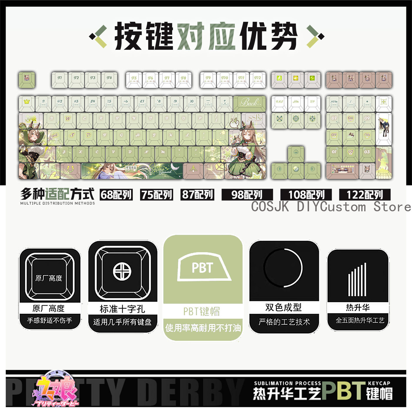 Conjunto de 122 Teclas Anime U - Gaming Accessories Gamestop avaliação e preço