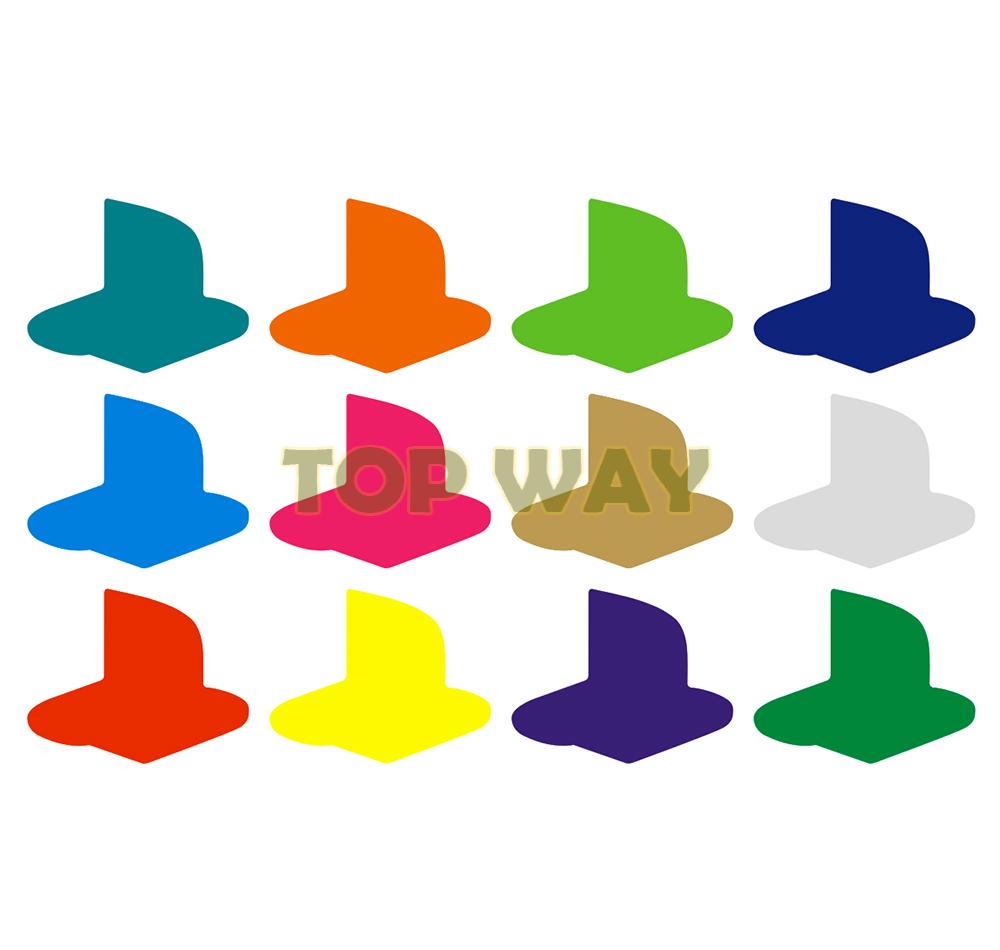 12 peças/lote Adesivos Colorid - Gaming Zone Accessories avaliação e preço