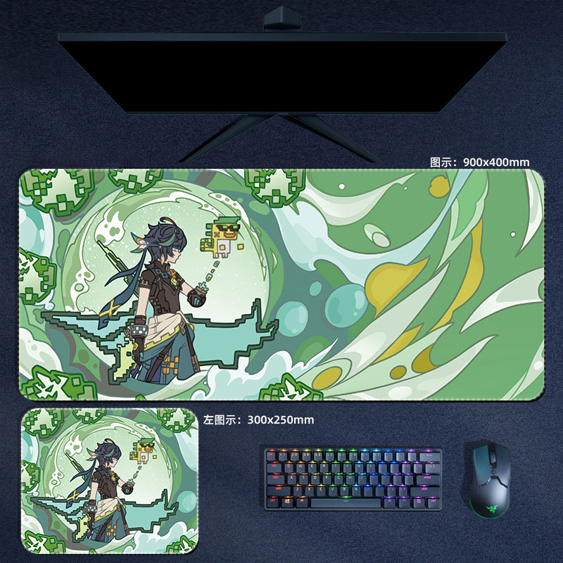 Anime genshin impacto mouse pa - Gaming Accessories Keyboards avaliação e preço