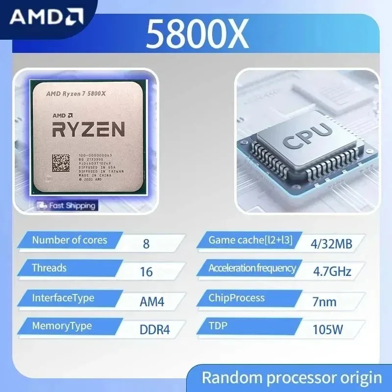 Socket AM4 2026 Novo AMD Ryzen - Amd Cpu Ryzen 7 avaliação e preço